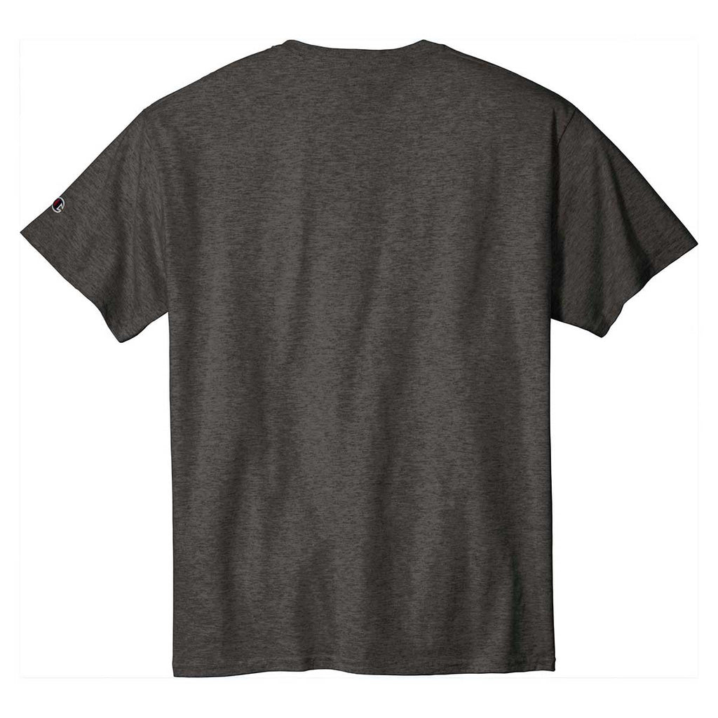 Champion Men's Charcoal Heather Heritage 6-oz Jersey Tee