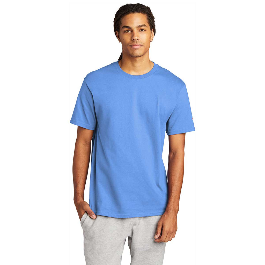 Champion Men's Light Blue Heritage 6-oz Jersey Tee