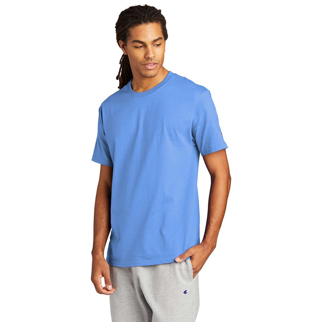 Champion Men's Light Blue Heritage 6-oz Jersey Tee