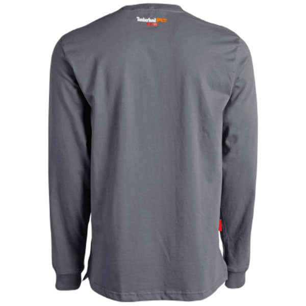 Timberland Men's Charcoal Core Pocket Long Sleeve T-Shirt