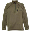 Timberland Men's Burnt Olive Heather Reaxion 1/4 Zip Fleece