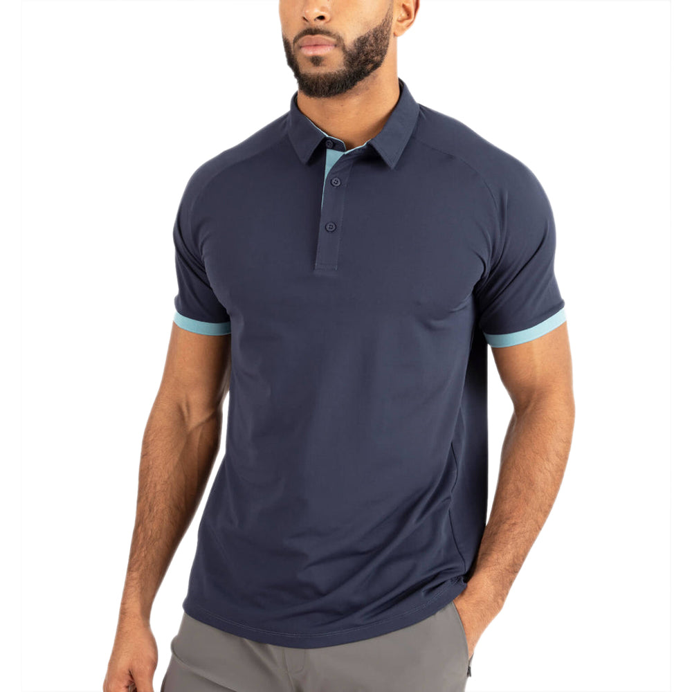 UNRL Men's Navy Tradition Polo