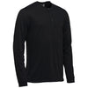 Stormtech Men's Black Torcello Long Sleeve Henley