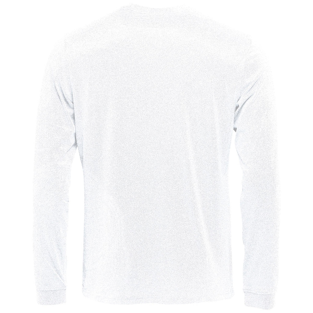 Stormtech Men's White Torcello Long Sleeve Henley