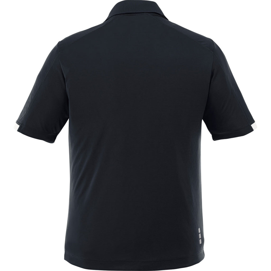 Elevate Men's Navy Kiso Short Sleeve Polo