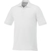 Elevate Men's White Crandall Short Sleeve Polo