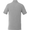 Elevate Men's Heather Grey Crandall Short Sleeve Polo