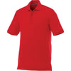 Elevate Men's Team Red Crandall Short Sleeve Polo