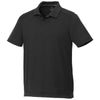 Elevate Men's Black Amos Eco Short Sleeve Polo