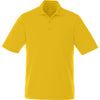 Elevate Men's Yellow Dade Short Sleeve Polo