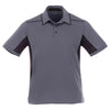 Elevate Men's Light Grey/Grey Storm Royce Short Sleeve Polo