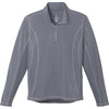 Elevate Men's Steel Grey Caltech Knit Quarter Zip