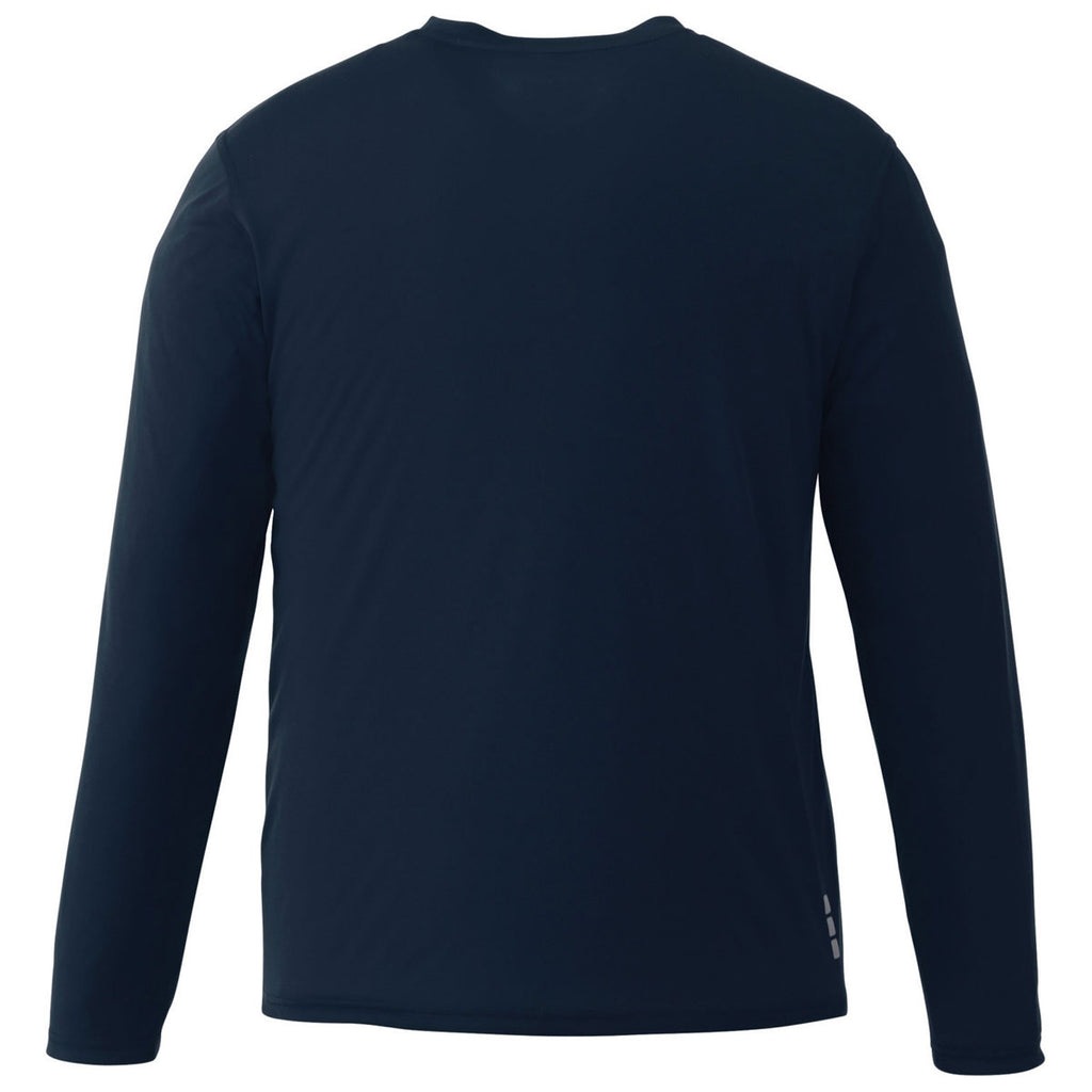 Elevate Men's Navy Parima Long Sleeve Tech Tee