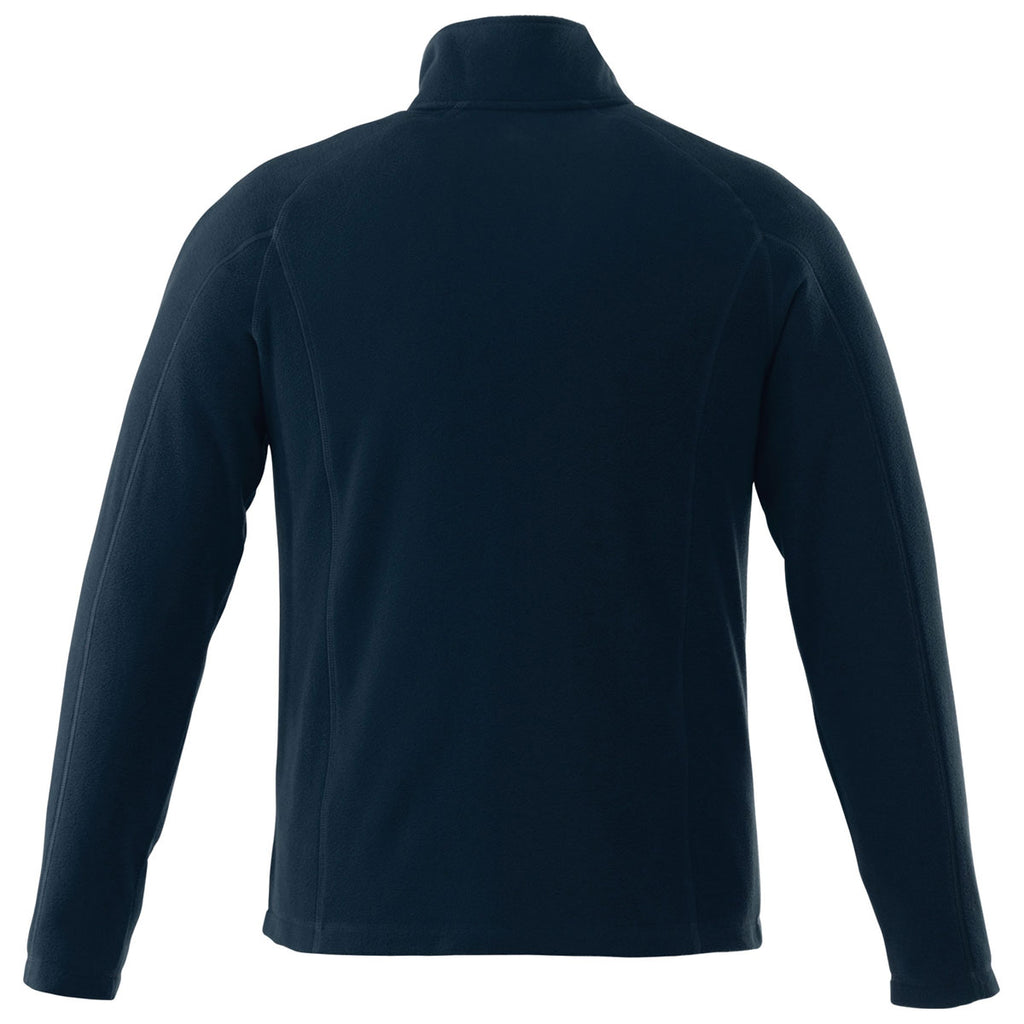 Elevate Men's Navy Rixford Polyfleece Jacket Tall