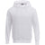 Elevate Men's White Dayton Fleece Hoody