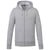 Elevate Men's Heather Grey Argus Eco Fleece Full Zip Hoody