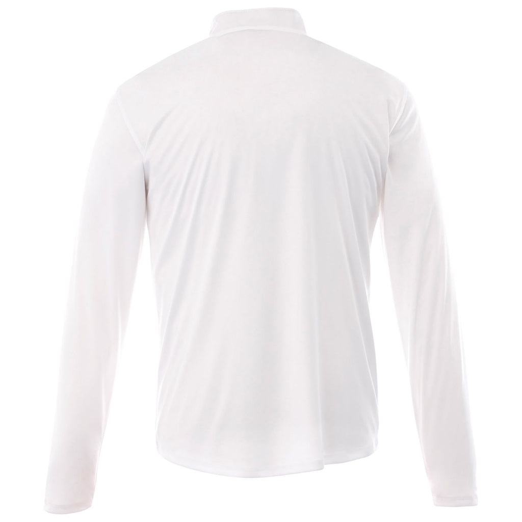 Elevate Men's White Vega Tech Quarter Zip