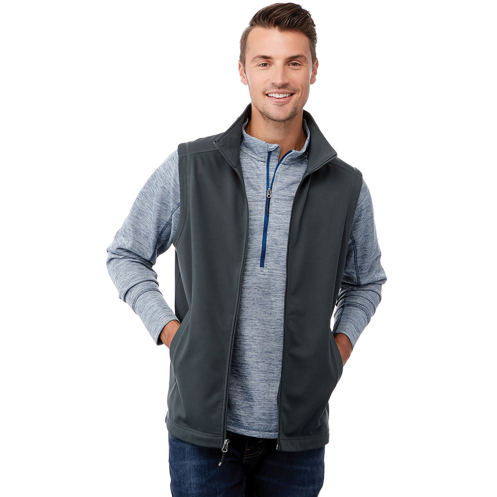 Elevate Men's Grey Storm Boyce Knit Vest