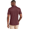 TravisMathew Men's Oxblood Heather Sunnyvale Polo