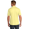 TravisMathew Men's Pale Banana Heather Oceanside Heather Polo