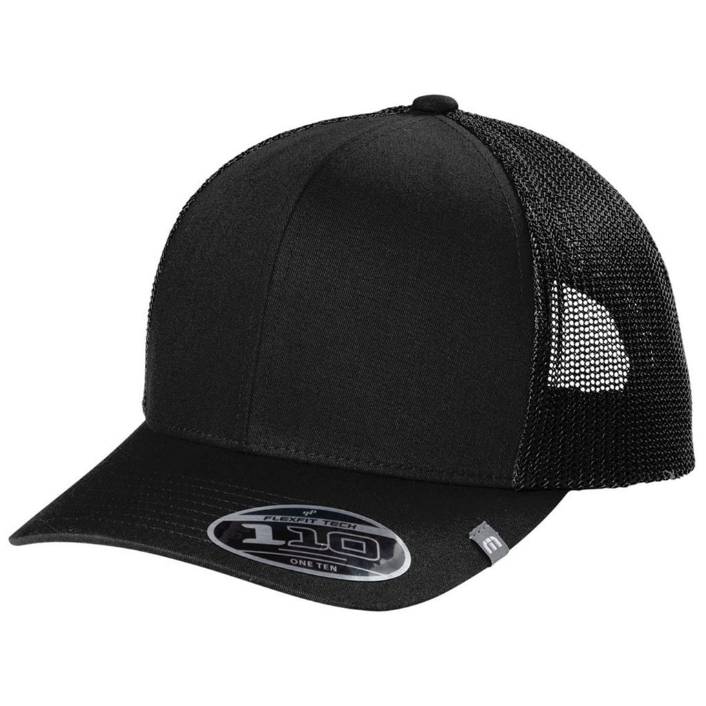 TravisMathew Men's Black Cruz Trucker Cap