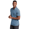 TravisMathew Men's Riviera Blue Auckland Slub Polo