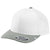 TravisMathew White/Heather Grey Cruz Colorblock Trucker Cap