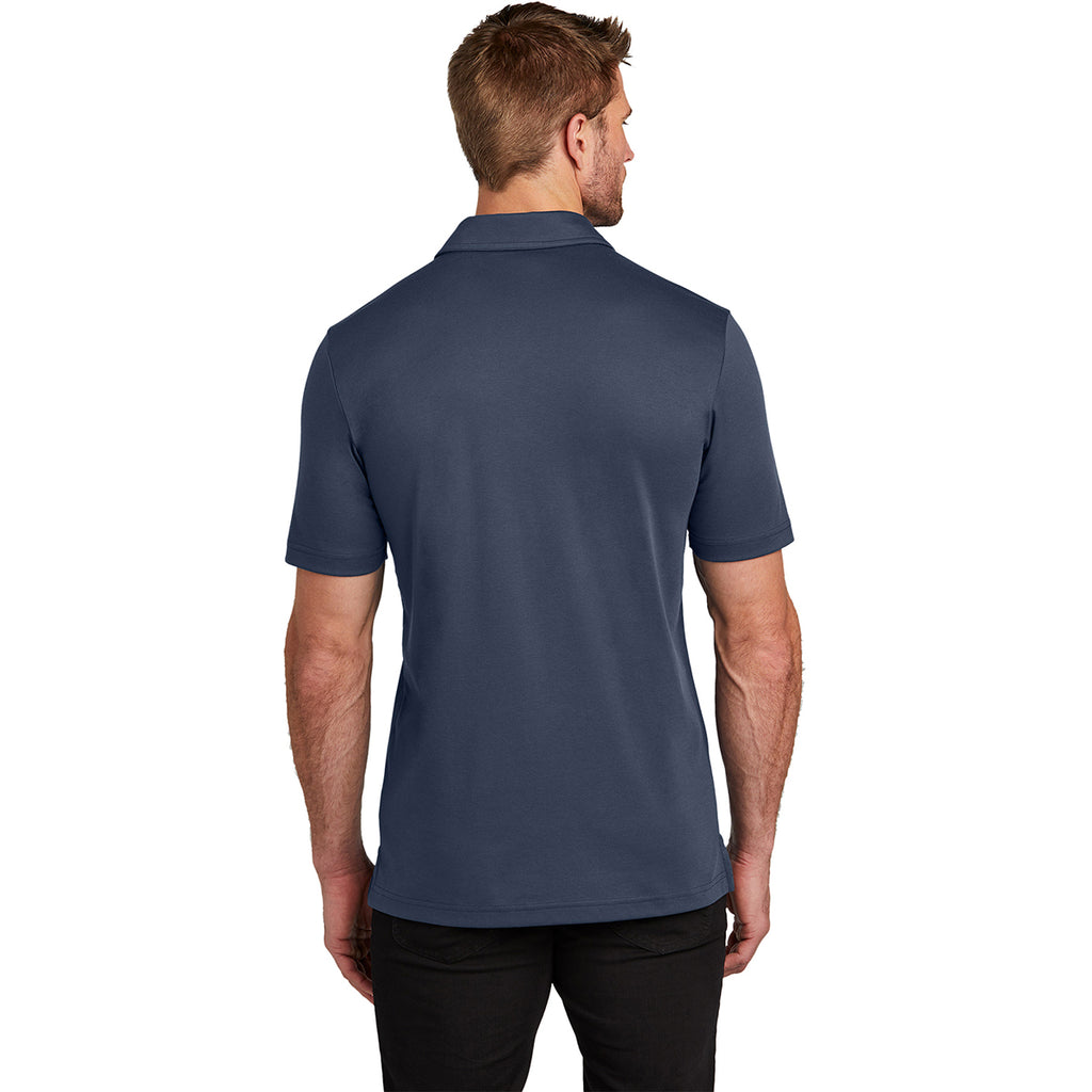 TravisMathew Men's Blue Nights Sunsetters Pocket Polo