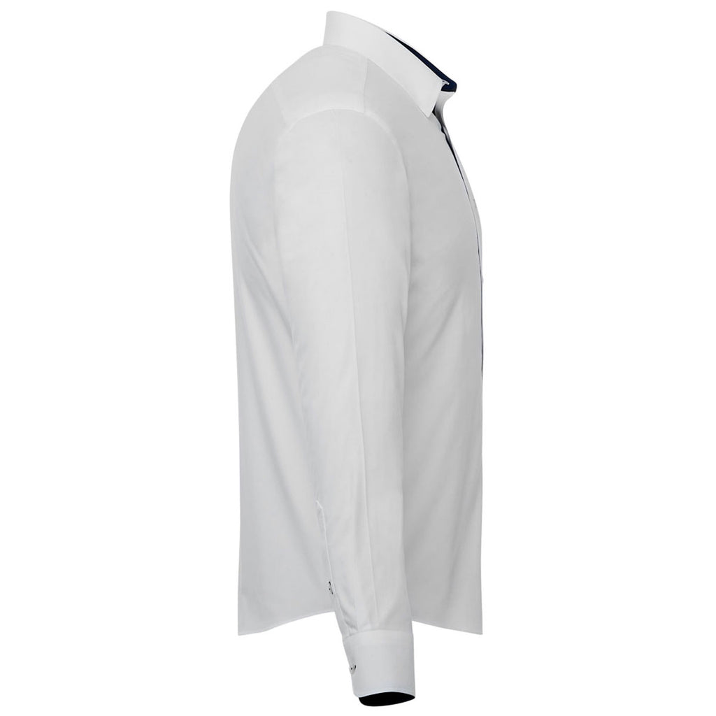 UNTUCKit Men's White Las Cases Special Wrinkle-Free Long Sleeve Shirt