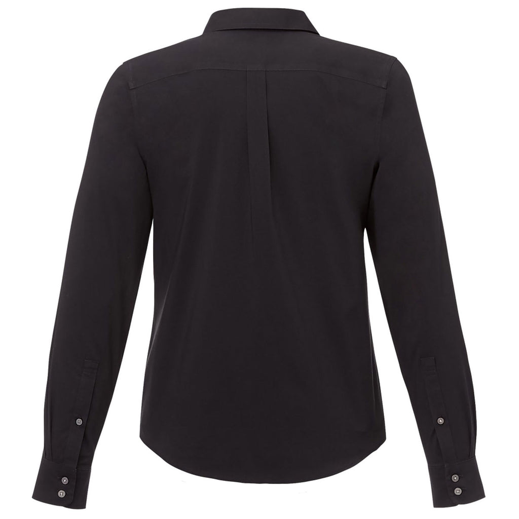 UNTUCKit Women's Black Bella Long Sleeve Shirt