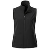 Elevate Women's Black Warlow Softshell Vest