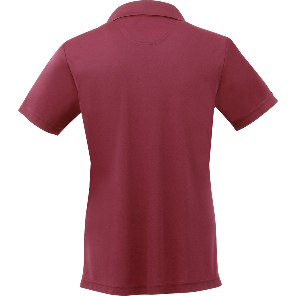 Elevate Women's Maroon Moreno Short Sleeve Polo