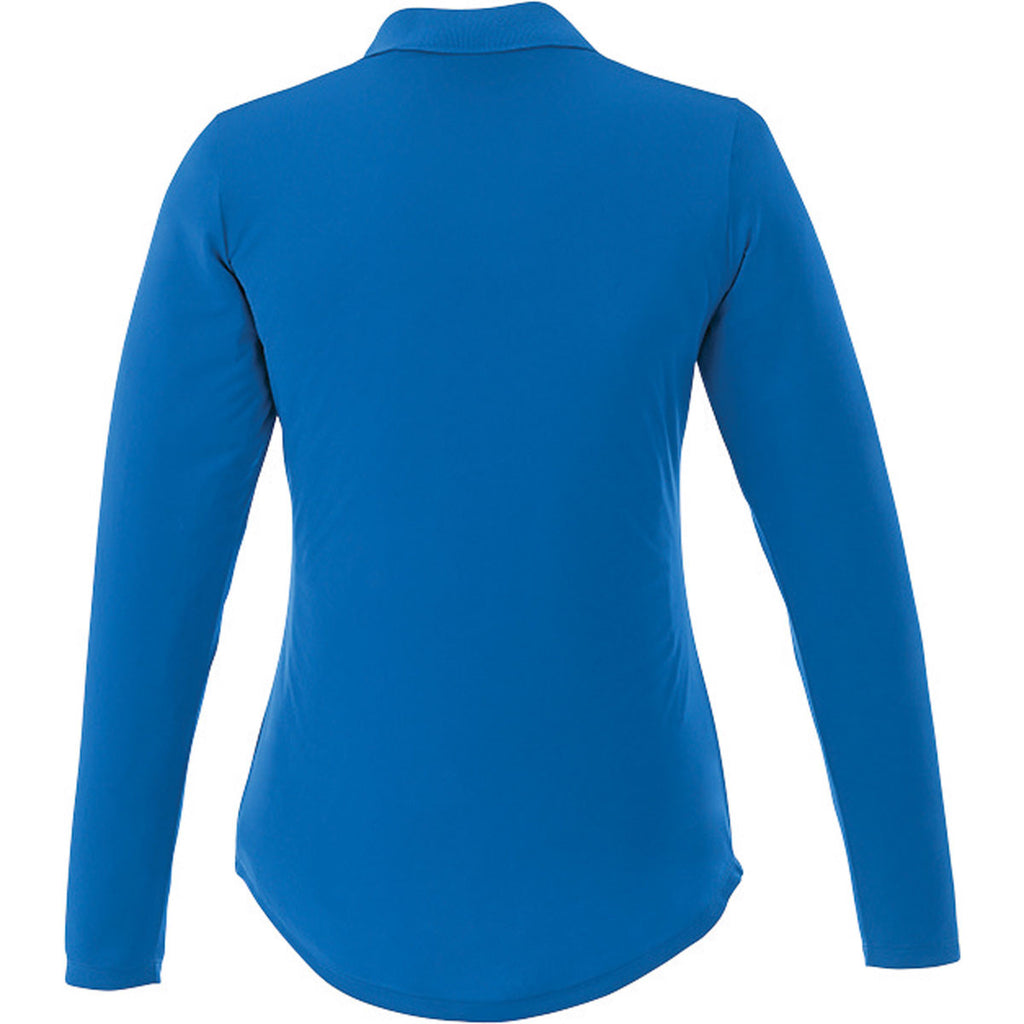 Trimark Women's Olympic Blue Mori Long Sleeve Polo