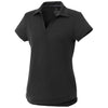 Elevate Women's Black Amos Eco Short Sleeve Polo