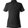 Elevate Women's Black Belmont Short Sleeve Polo