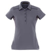 Elevate Women's Light Grey/Grey Storm Royce Short Sleeve Polo