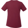 Elevate Women's Maroon Omi Short Sleeve Tech T-Shirt