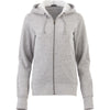 Elevate Women's Heather Grey Cypress Fleece Zip Hoody