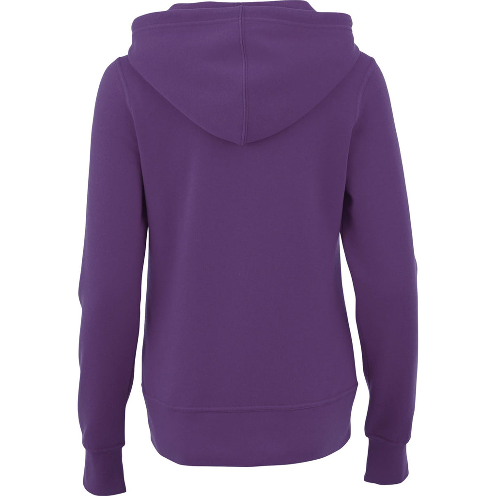 Elevate Women's Purple Cypress Fleece Zip Hoody