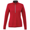 Elevate Women's Team Red Vega Tech Half Zip