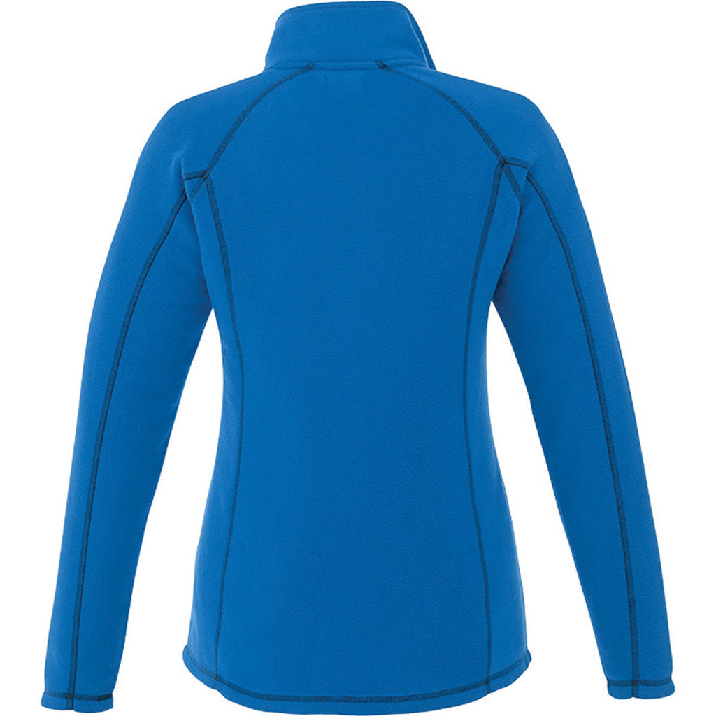 Elevate Women's Olympic Blue Bowlen Polyfleece Quarter Zip