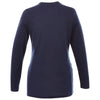 Elevate Women's Metro Blue Heather Bromley Knit V-Neck