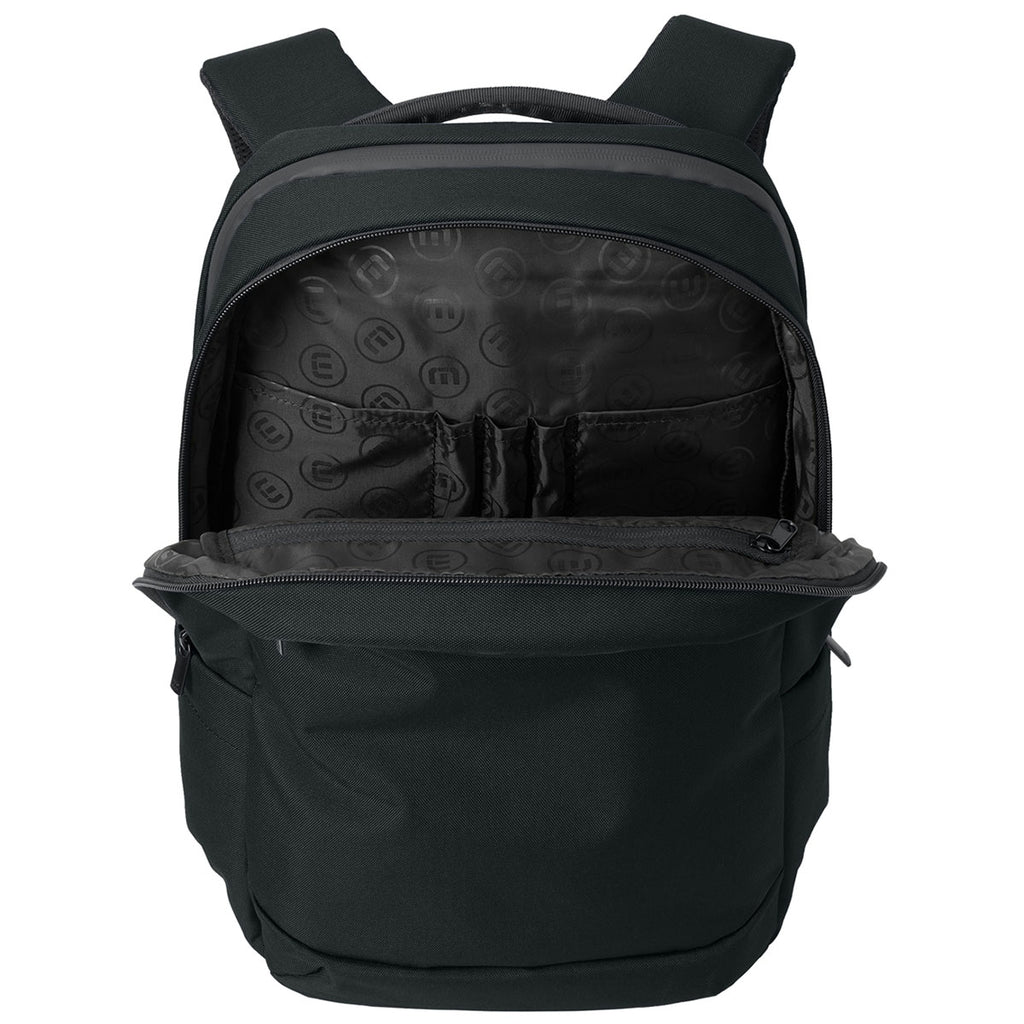 TravisMathew Black Approach Backpack