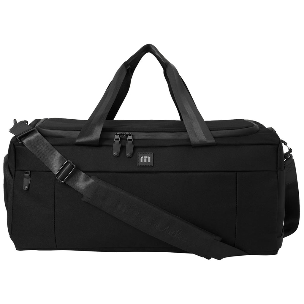 TravisMathew Black Duration Duffel