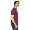 American Apparel Unisex Triblend Cranberry Short-Sleeve Track T-Shirt