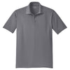 Sport-Tek Men's Grey Concrete Tall Micropique Sport-Wick Polo