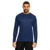 Team 365 Men's Sport Dark Navy Zone Performance Long-Sleeve T-Shirt