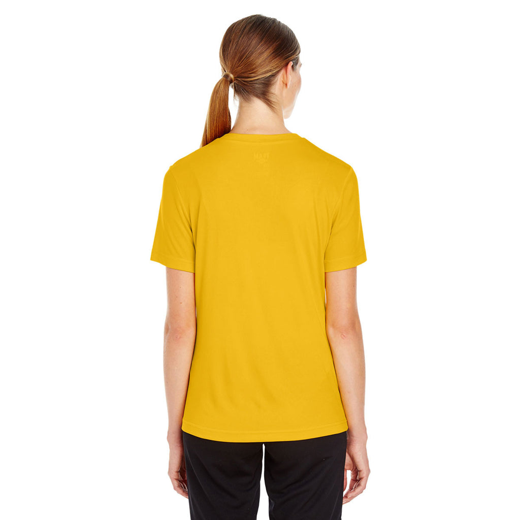 Team 365 Women's Sport Athletic Gold Zone Performance T-Shirt