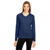 Team 365 Women's Sport Dark Navy Zone Performance Long-Sleeve T-Shirt