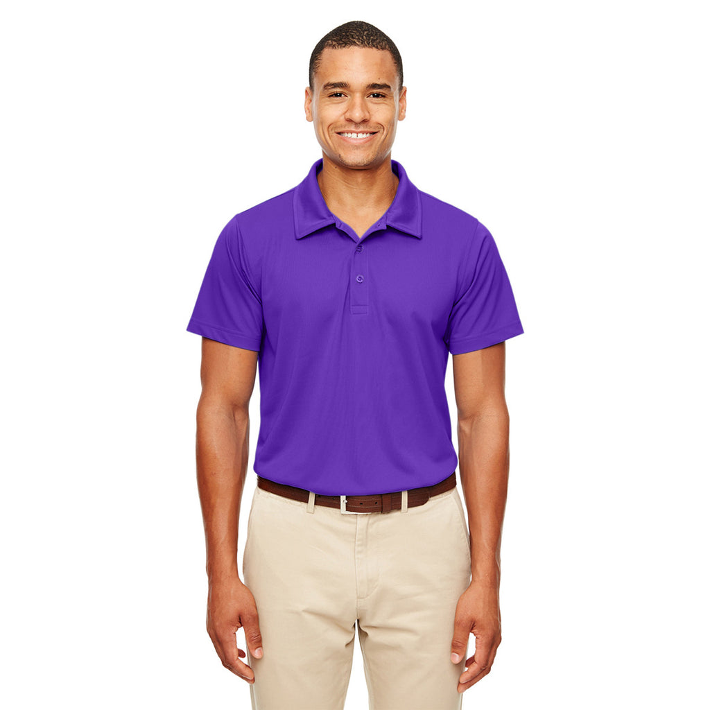 Team 365 Men's Sport Purple Command Snag-Protection Polo